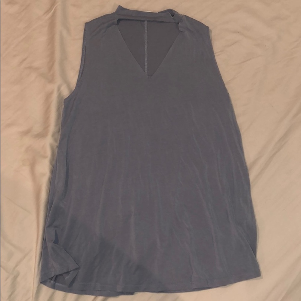 Lavender Field Cut Out Shirt